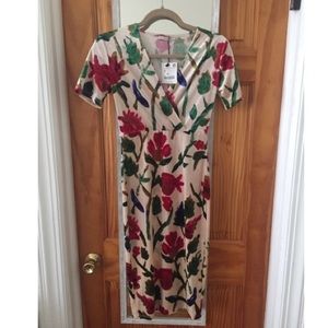 Floral pencil dress